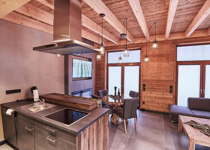 別荘 Wellness Ferienhaus “Lotus Ii” Rieden