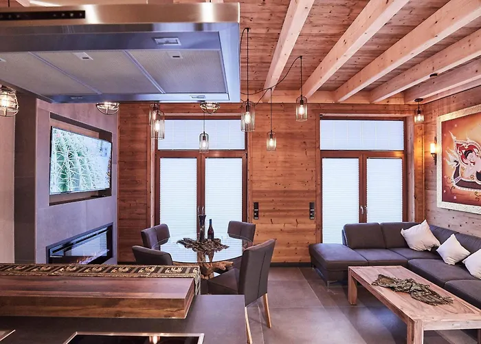 別荘 Wellness Ferienhaus “Lotus Ii” Rieden