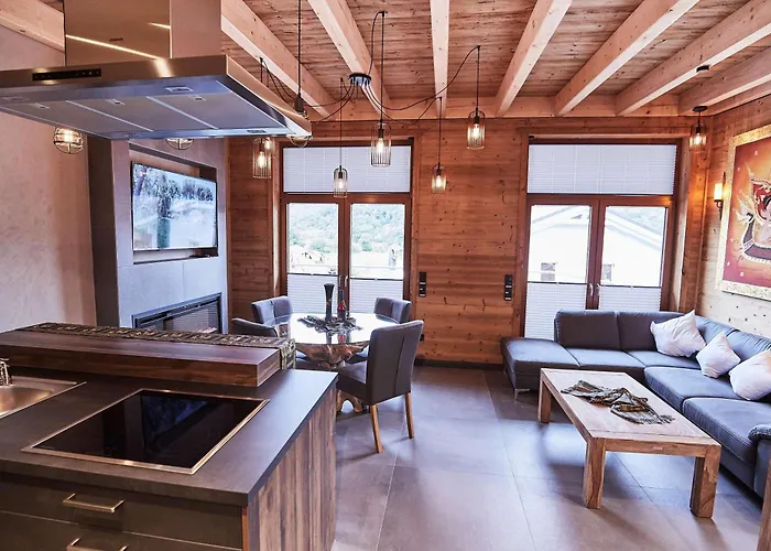 別荘 Wellness Ferienhaus “Lotus Ii” Rieden